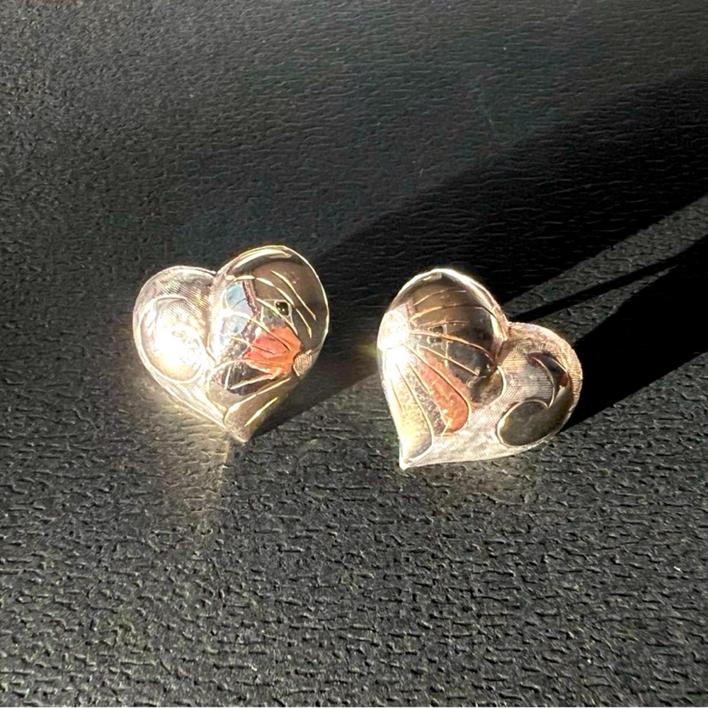 Vintage Sterling Silver Stud Earrings in good condition